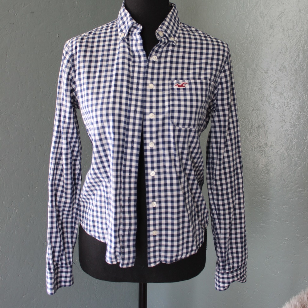 Hollister Gingham Button Down